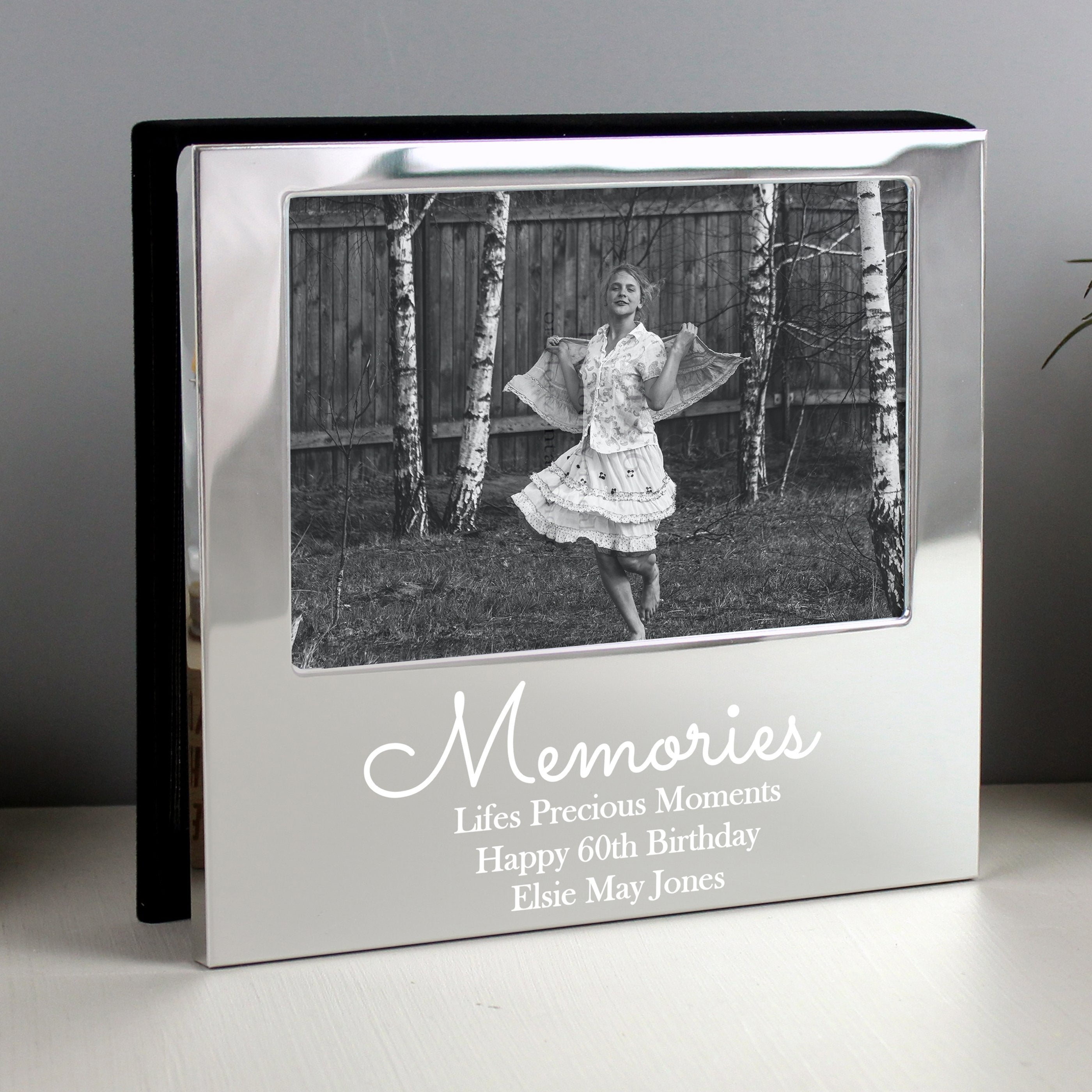 Personalised Memories 6x4 Inch Photo Frame Album