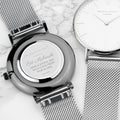 Personalised Men's Silver Eid Mubarak Watch