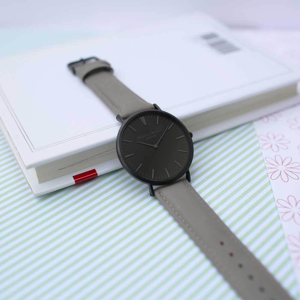 Personalised Mens Watch Mr Beaumont Grey