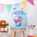 Personalised Personalised Mermaid Nursery Bag