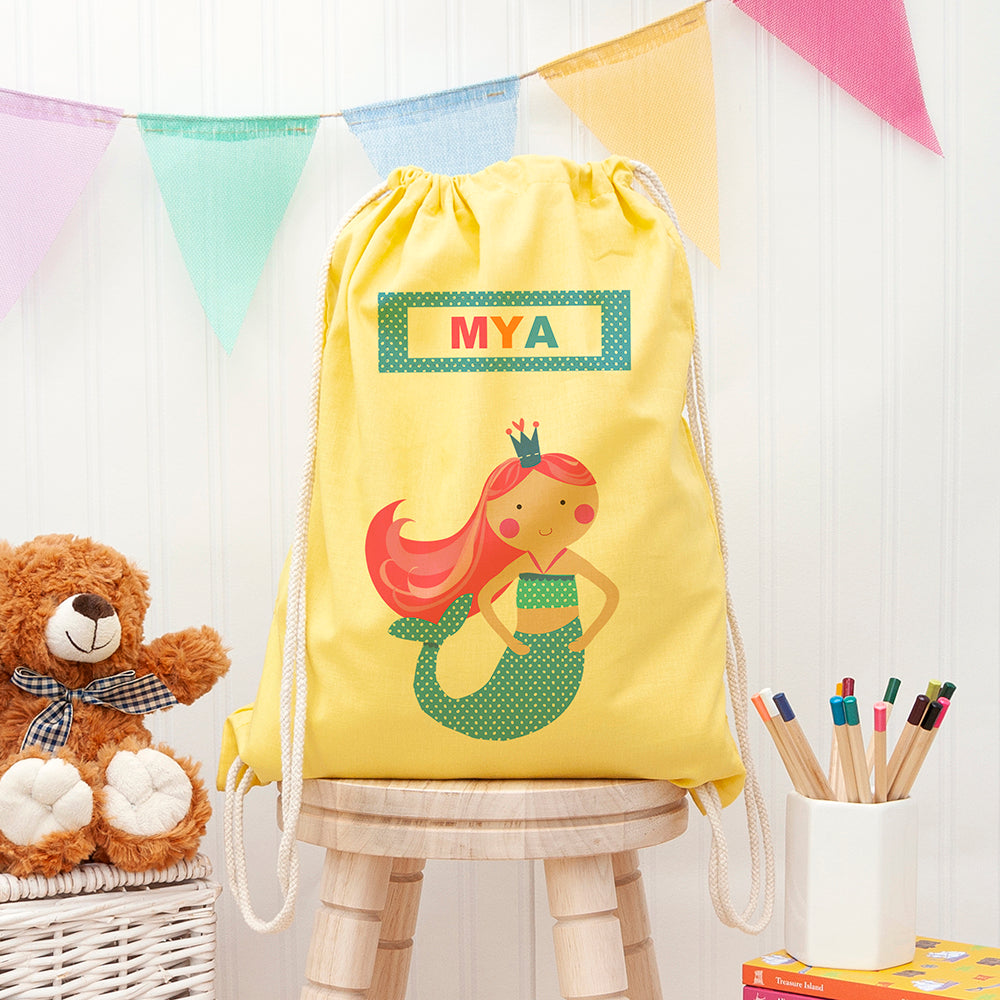 Personalised Personalised Mermaid Nursery Bag