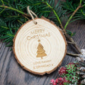 Personalised Merry Christmas Hanging Decoration