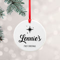 Personalised Personalised Minimalist Christmas Icon Ornament