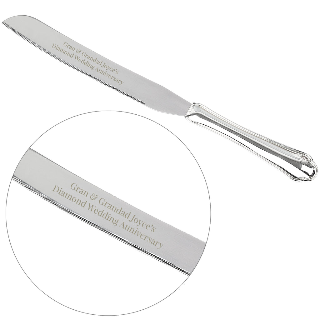 Personalised Modern Cake Knife