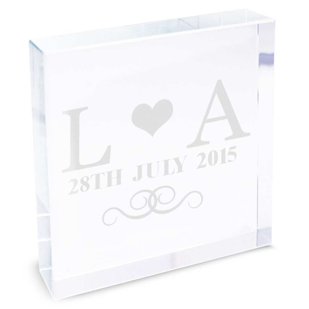 Personalised Monogram Crystal Token