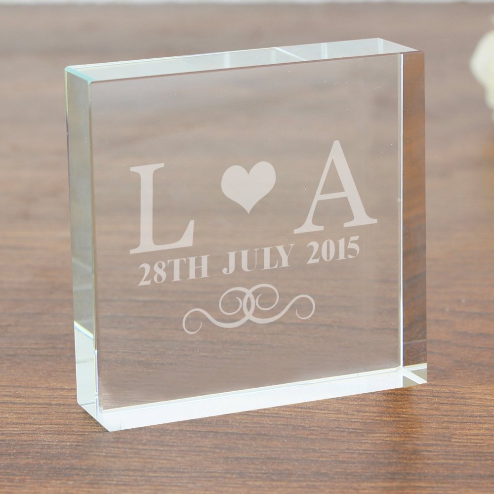 Personalised Monogram Large Crystal Token