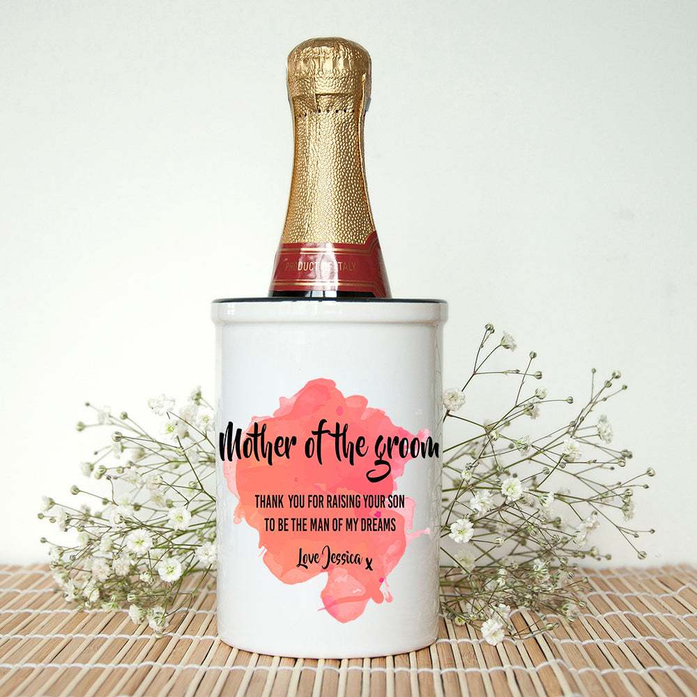 Personalised Personalised Mother of the Groom Miniature Champagne Bucket