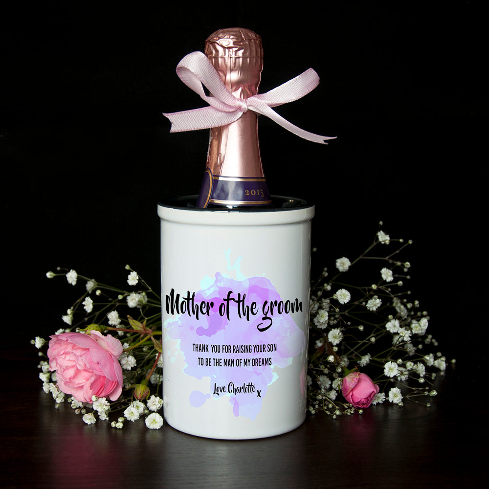 Personalised Personalised Mother of the Groom Miniature Champagne Bucket