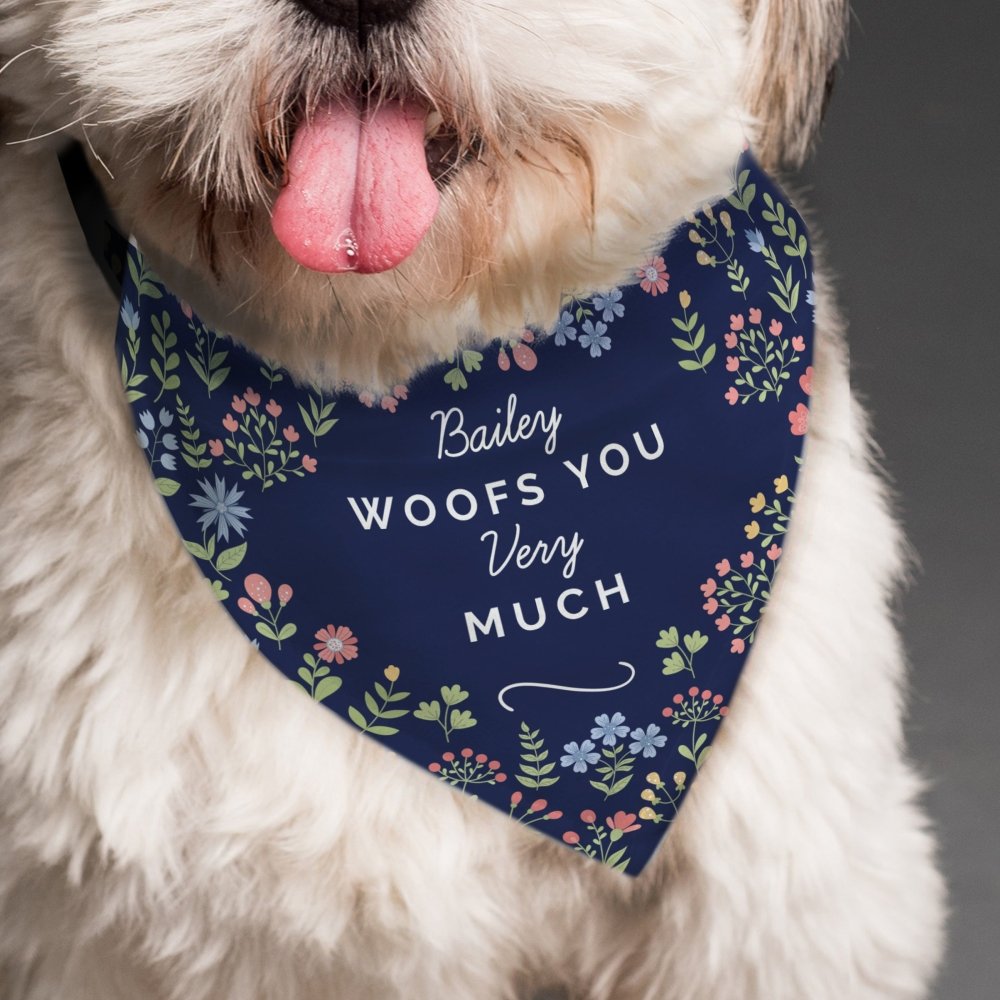 Personalised Mothers Day Dog Bandana