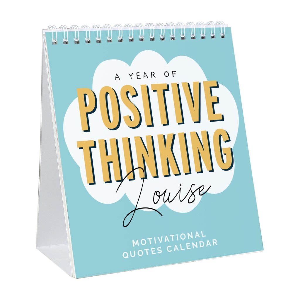 Personalised Motivational Quotes Desk 2026 Calendar