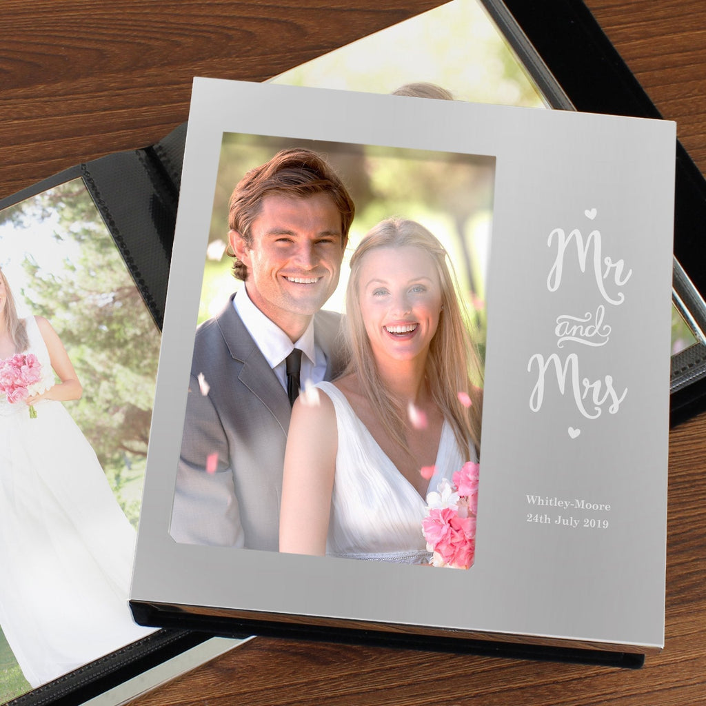 Personalised Mr And Mrs 4x6 Inch Photo Frame Album