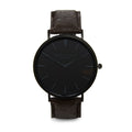 Personalised Mr Beaumont Engraved Vegan Watch Black Face