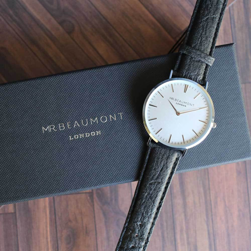 Personalised Mr Beaumont Of London Men's Vegan-Friendly Watch