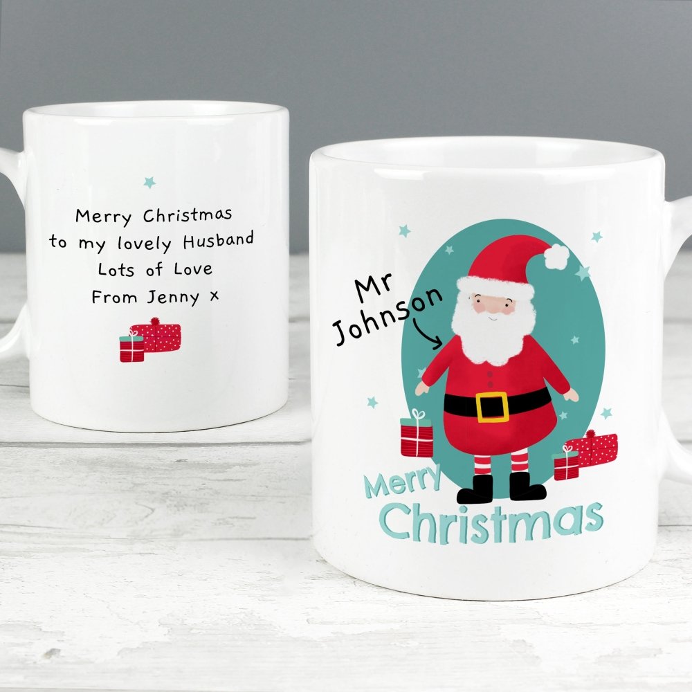 Personalised Mr Claus Mug