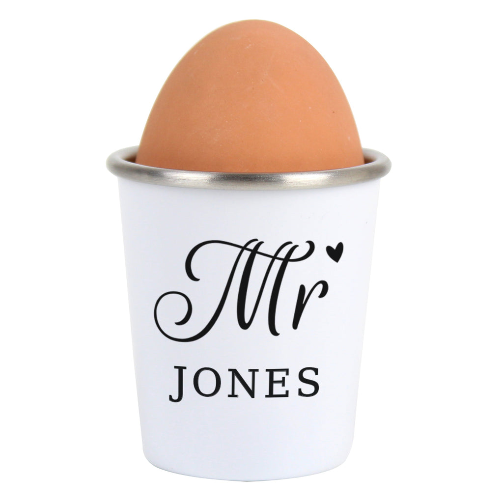 Personalised Mr Egg Cup