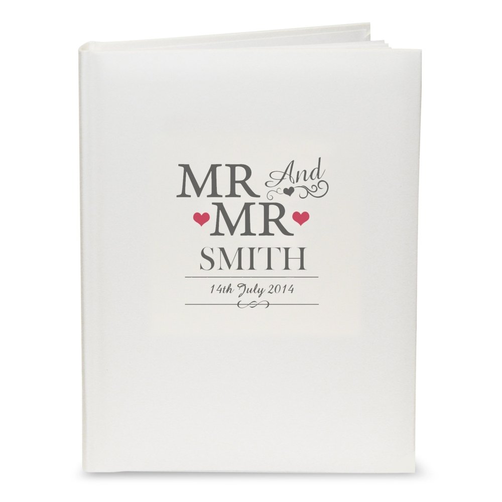 Personalised Mr & Mr Traditional Photo Album
