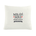 Personalised Mr & Mrs Cushion Cover