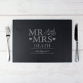 Personalised Mr & Mrs Slate Placemat