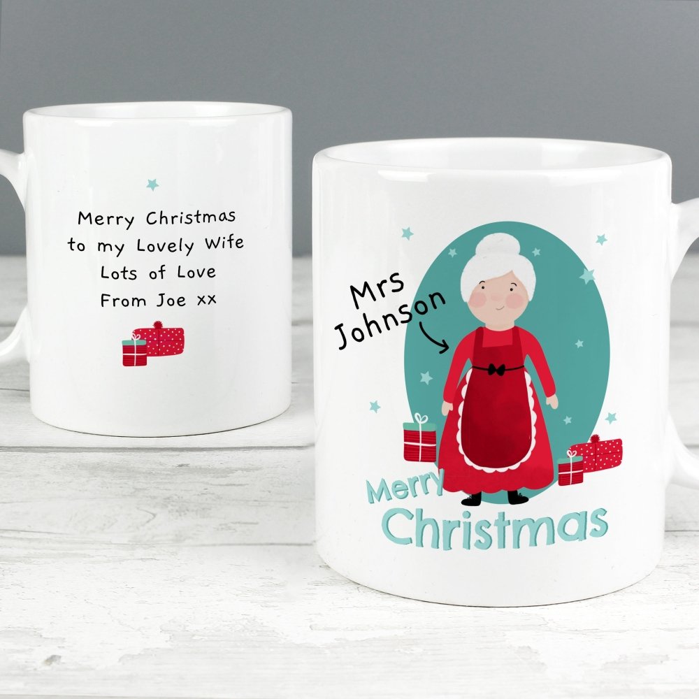 Personalised Mrs Claus Mug