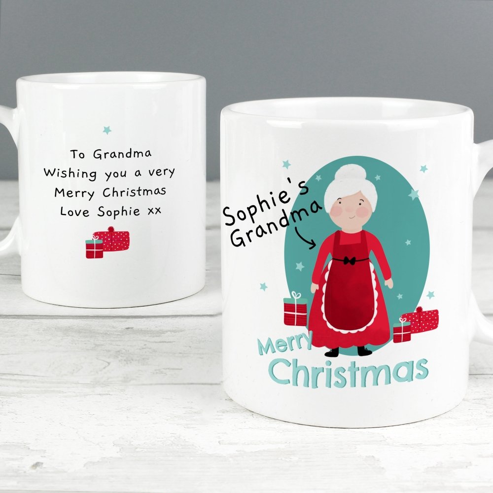 Personalised Mrs Claus Mug