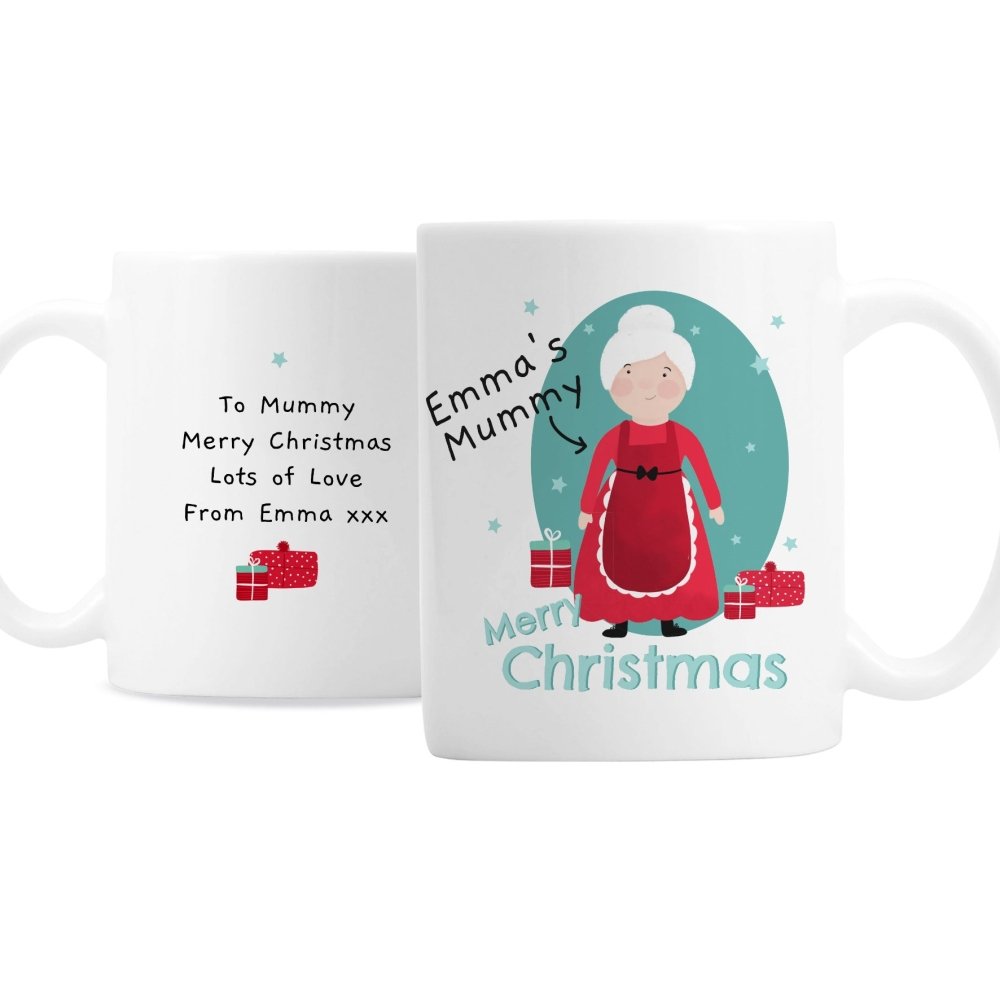 Personalised Mrs Claus Mug