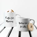 Personalised Personalised Mummy & Me Coffee and Catch Up Mugs