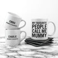 Personalised Personalised Mummy & Me Favourite People Mugs