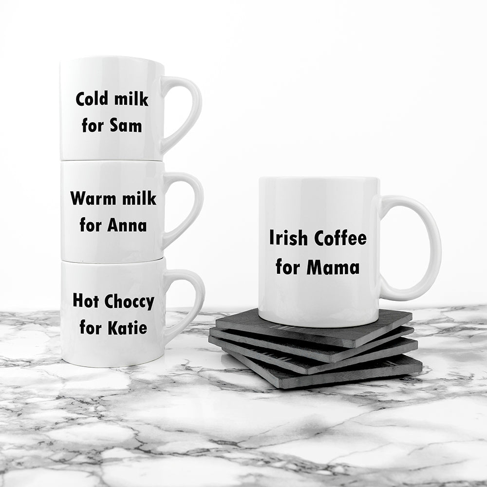 Personalised Personalised Mummy & Me Tea Time Mugs