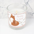 Personalised Mummy And Me Fox Scented Jar Candle