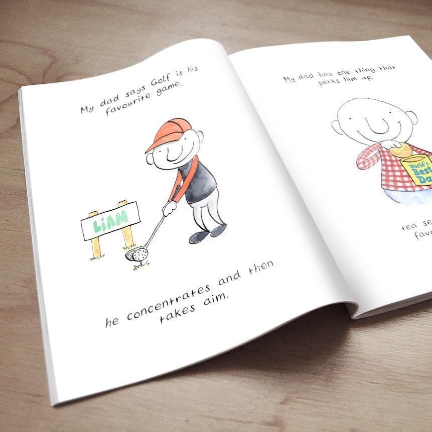 Personalised My Dad Book
