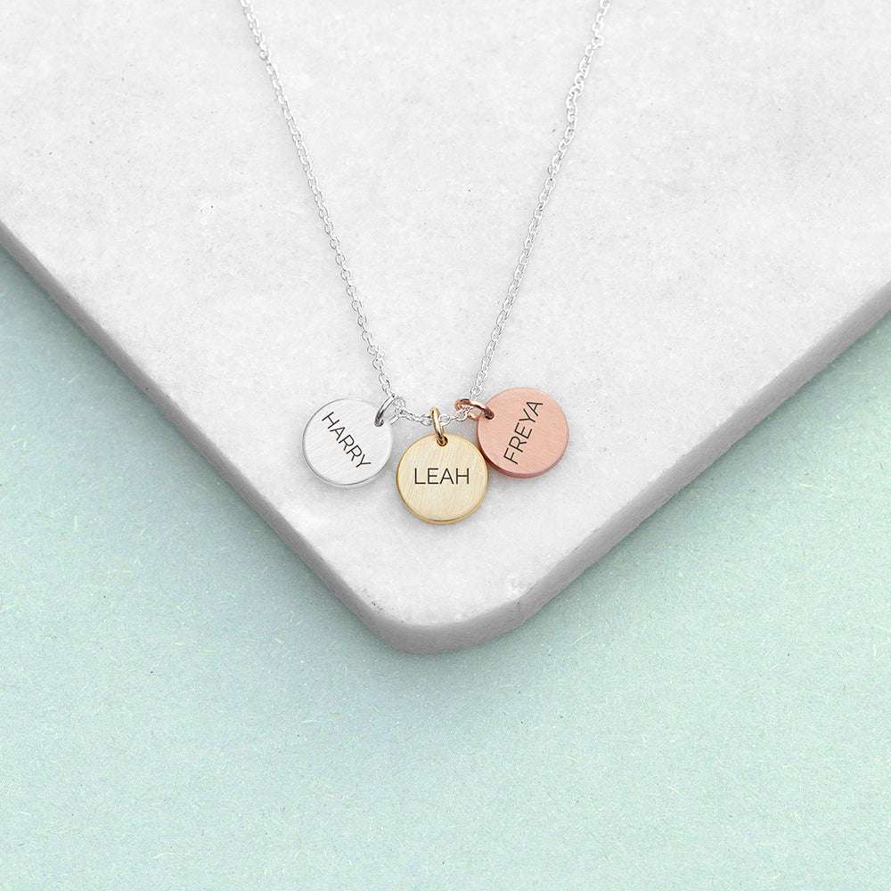 Personalised My Family Discs Necklace