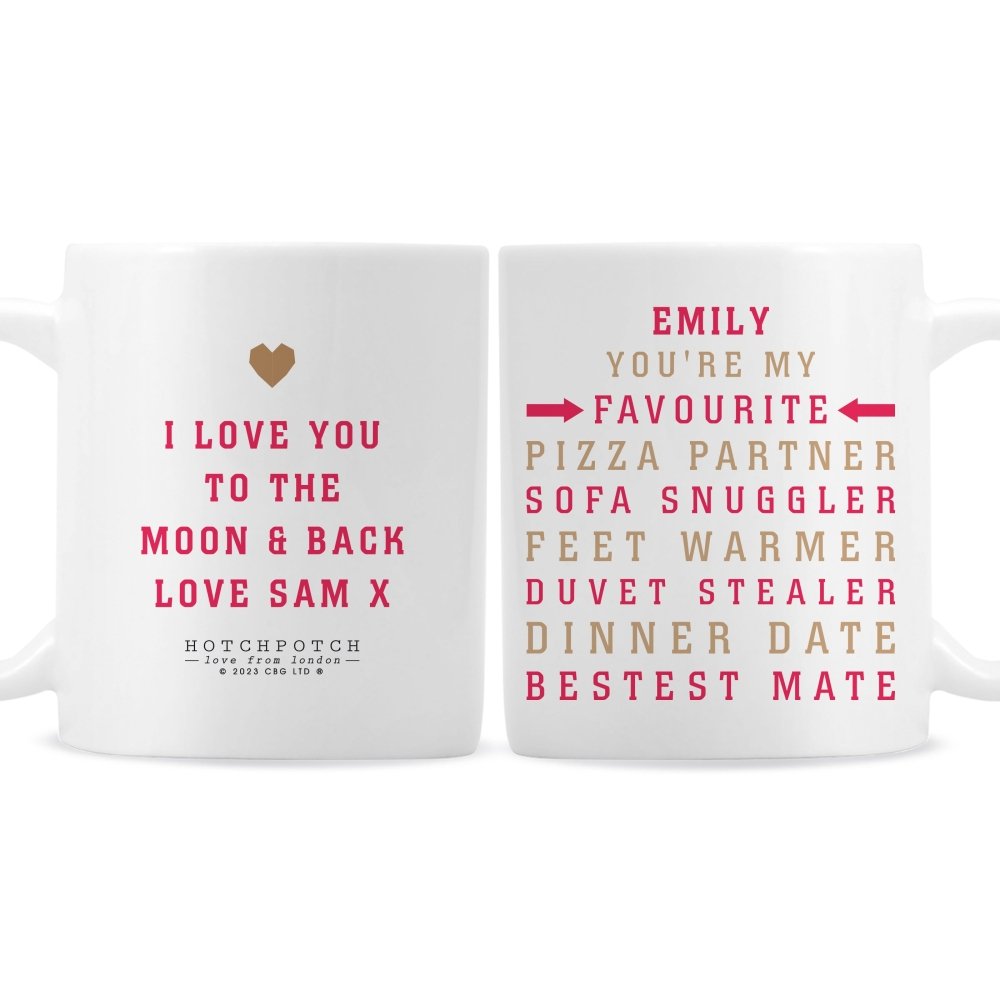 Personalised My Favourite Mug