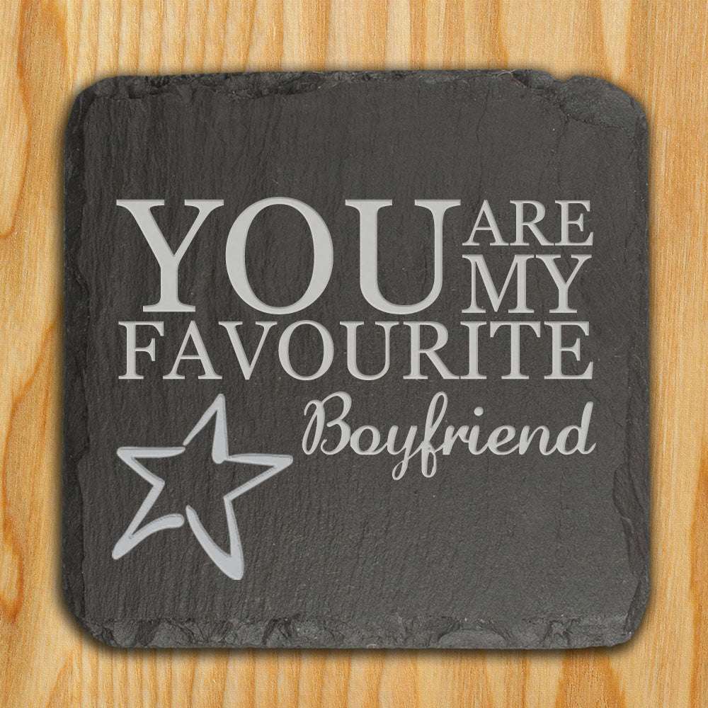Personalised My Favourite Slate Keepsake