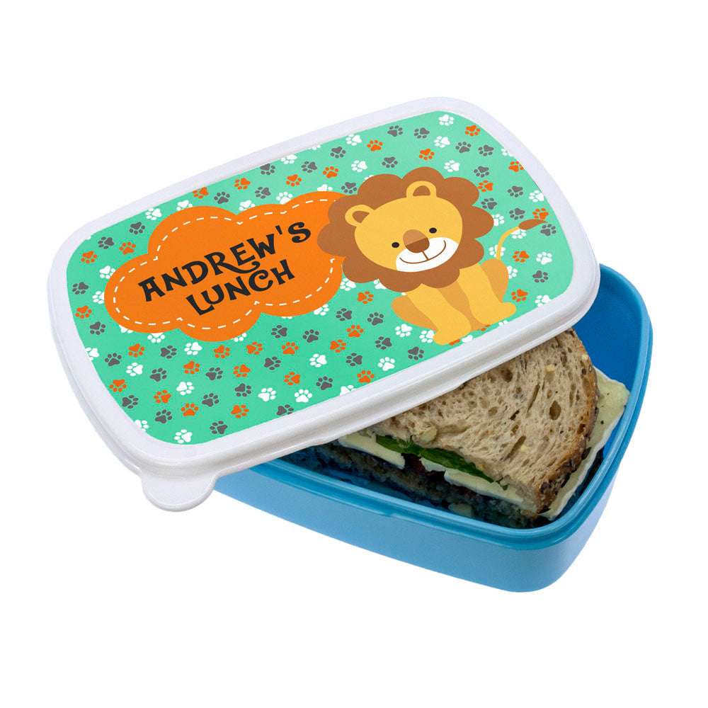 Personalised My Little Lion Lunch Box