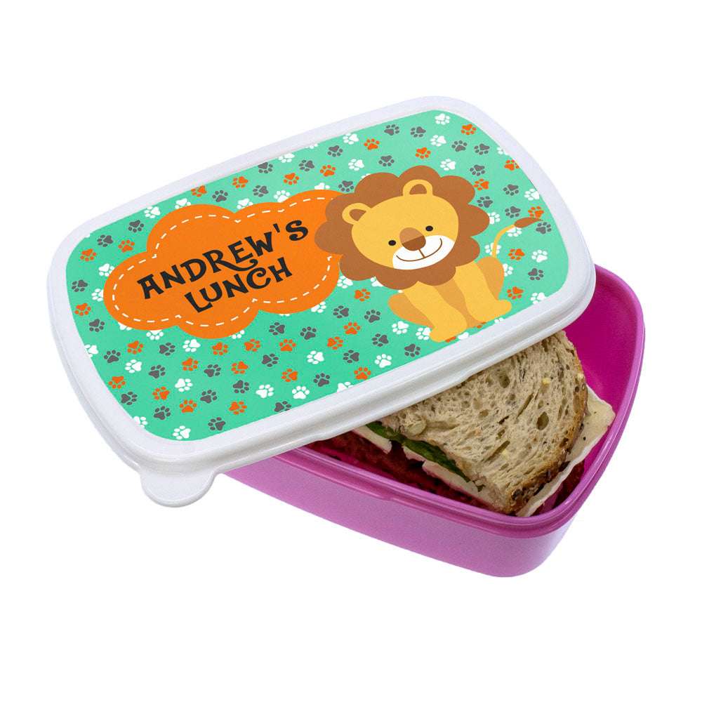 Personalised My Little Lion Lunch Box