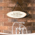 Personalised My Sanctuary Wooden Decorative Sign