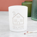 Personalised Personalised New Home Candle Holder