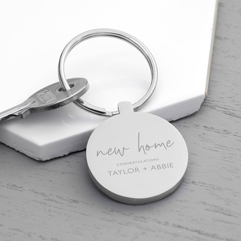Personalised Personalised New Home Keyring