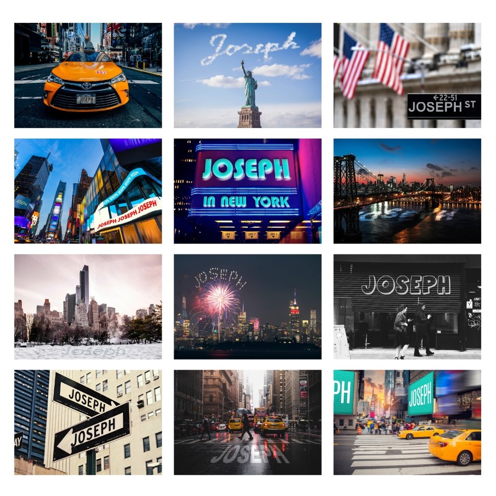 Personalised New York Desk 2026 Calendar