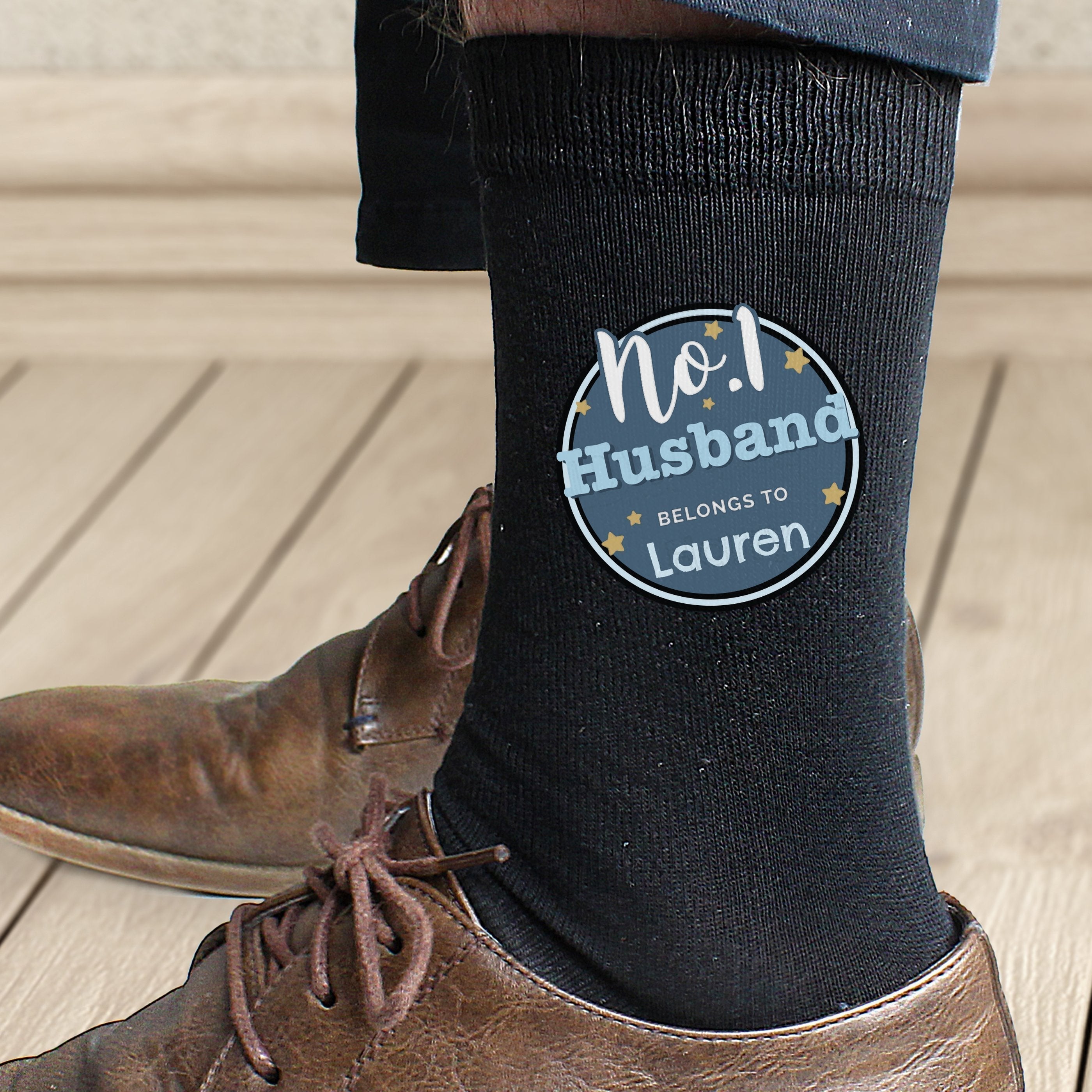 Personalised No.1 Mens Socks