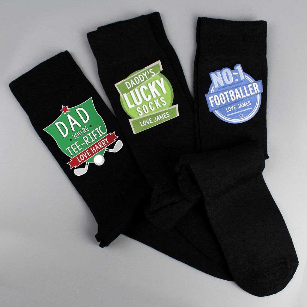 Personalised No.1 Mens Socks