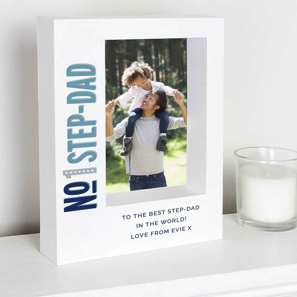 Personalised No.1 5x7 Inch Box Photo Frame