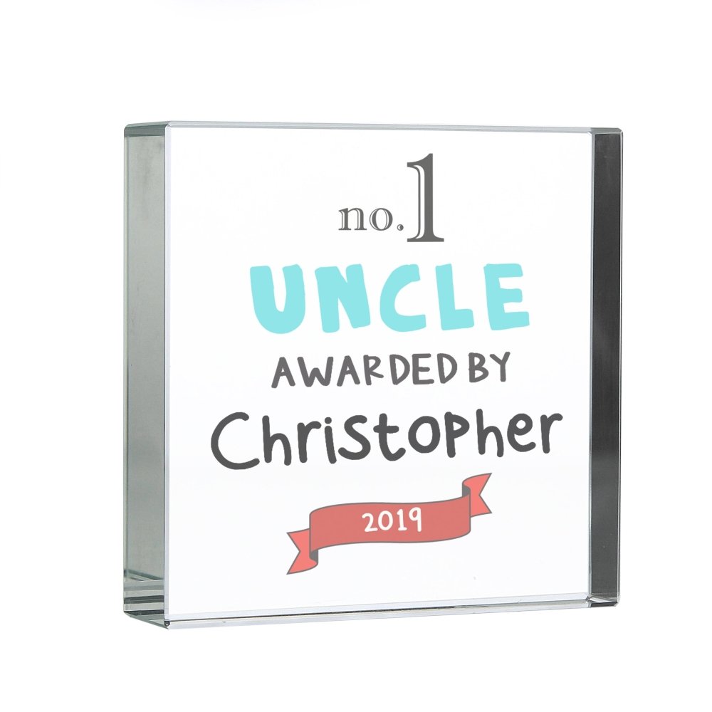 Personalised No.1 Awarded By Large Crystal Token