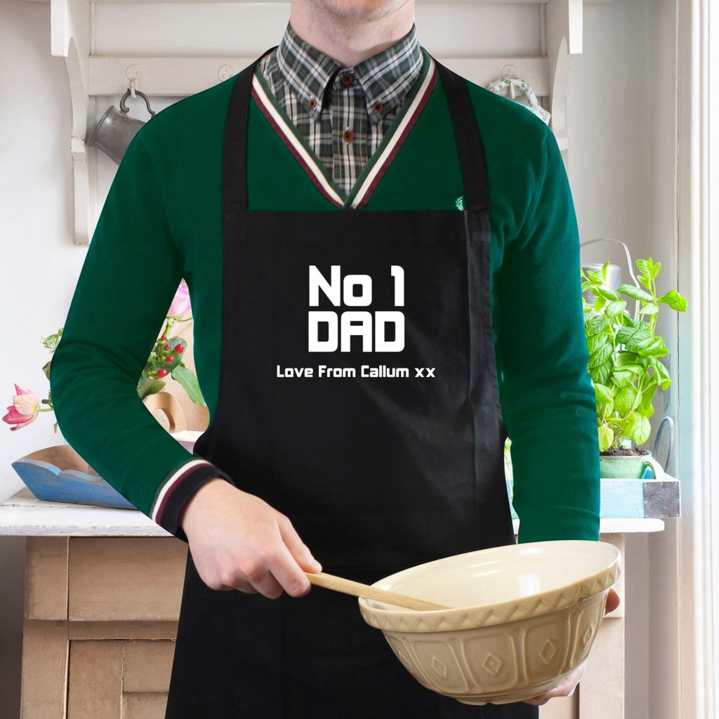 Personalised No1 Dad Apron