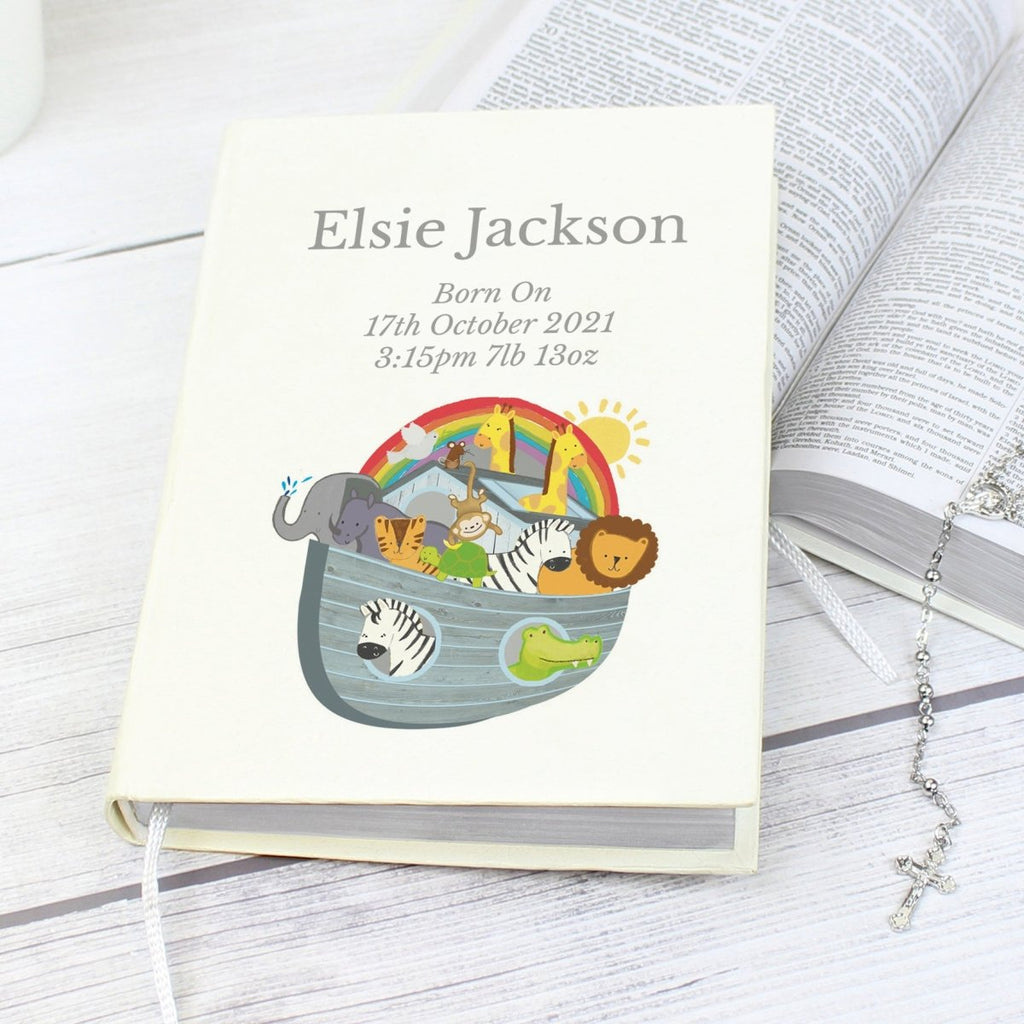 Personalised Noahs Ark Holy Bible - Eco-Friendly