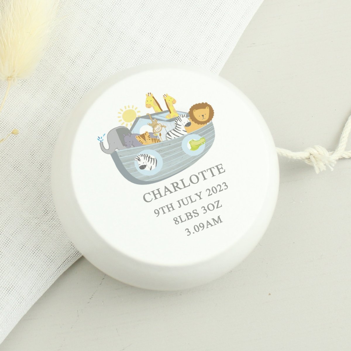 Personalised Noahs Ark Wooden Yoyo