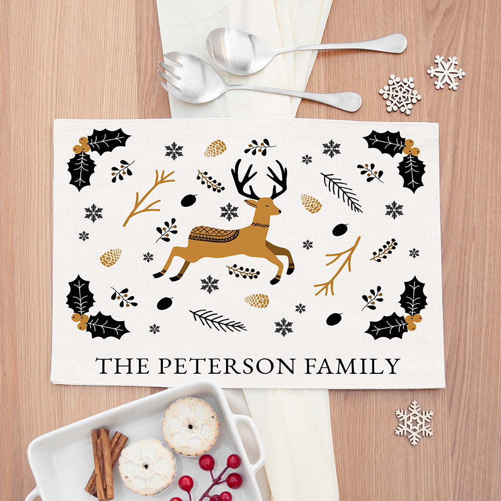 Personalised Personalised Nordic Woodland Placemat