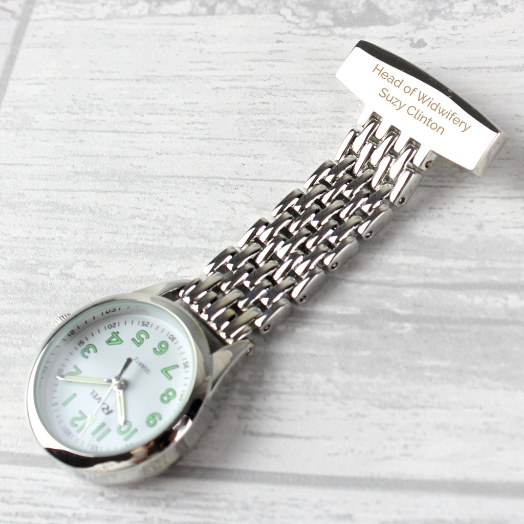 Personalised Nurse's Fob Watch