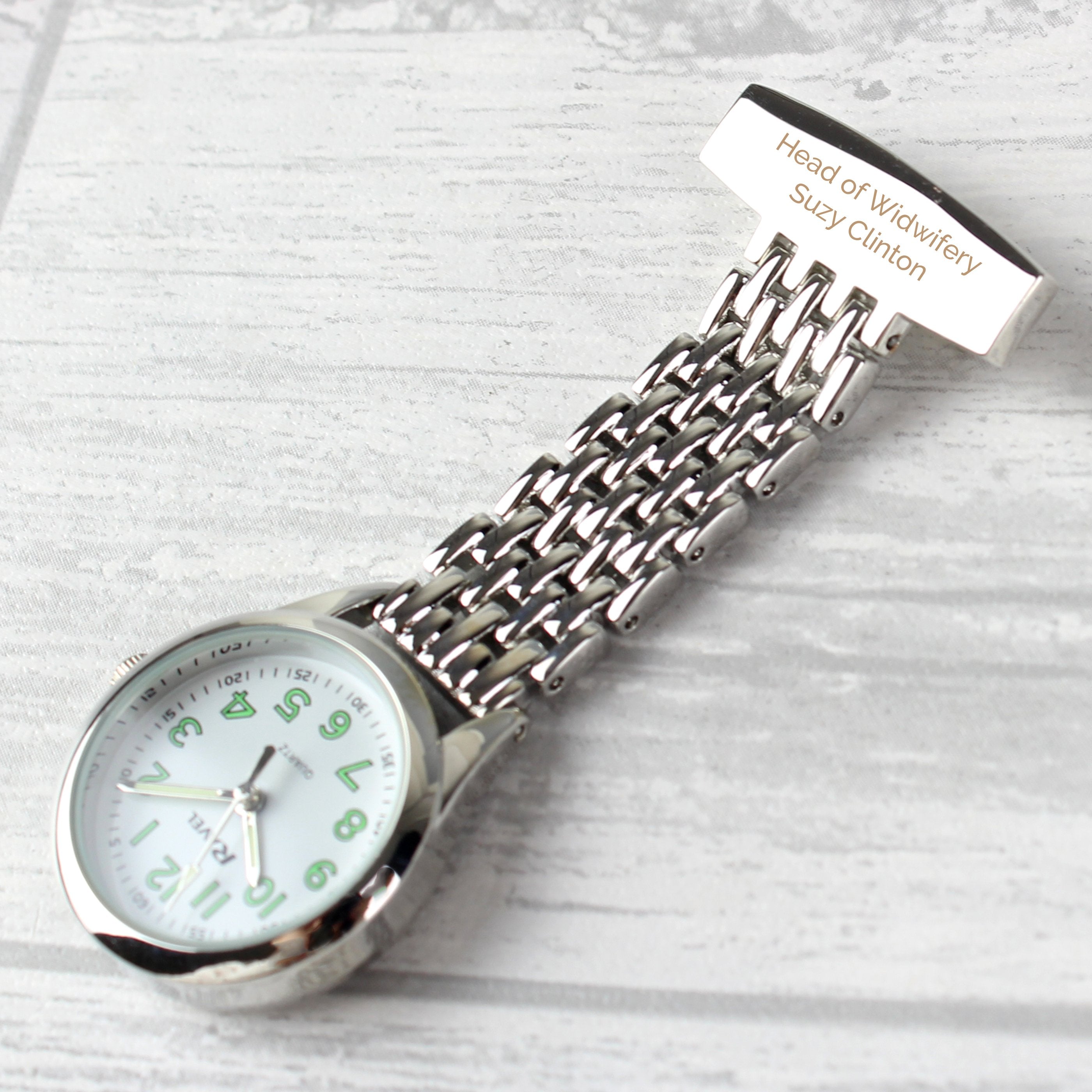 Personalised Nurse's Fob Watch
