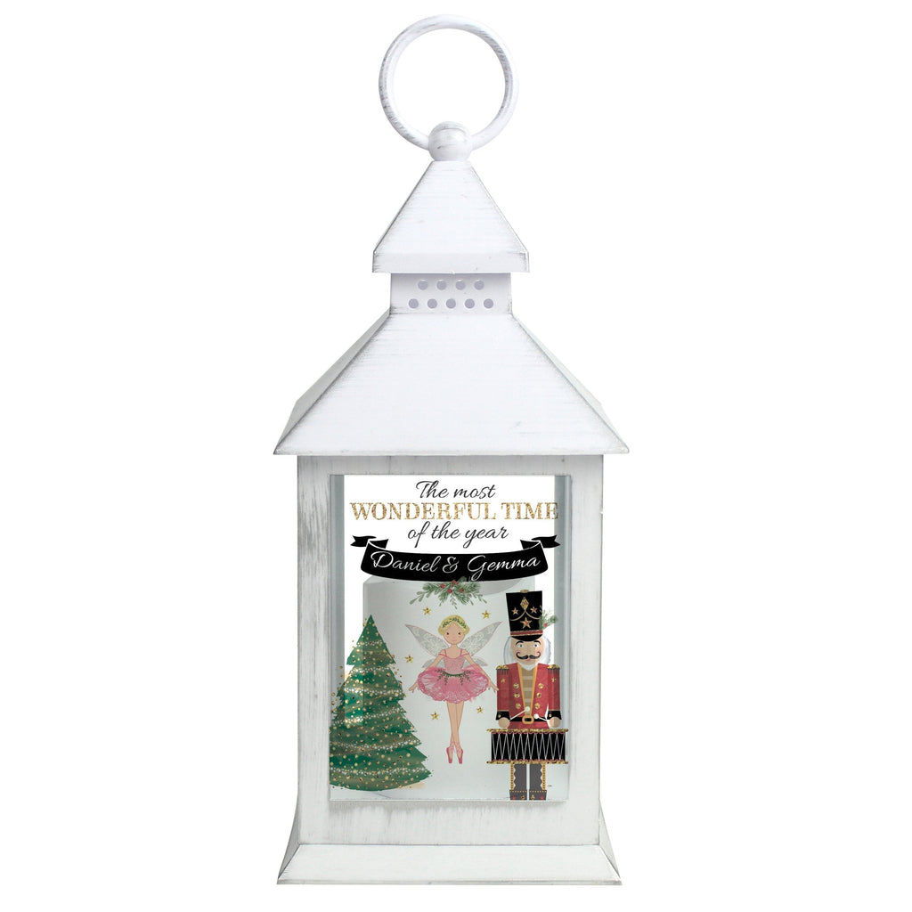 Personalised Nutcracker White Lantern